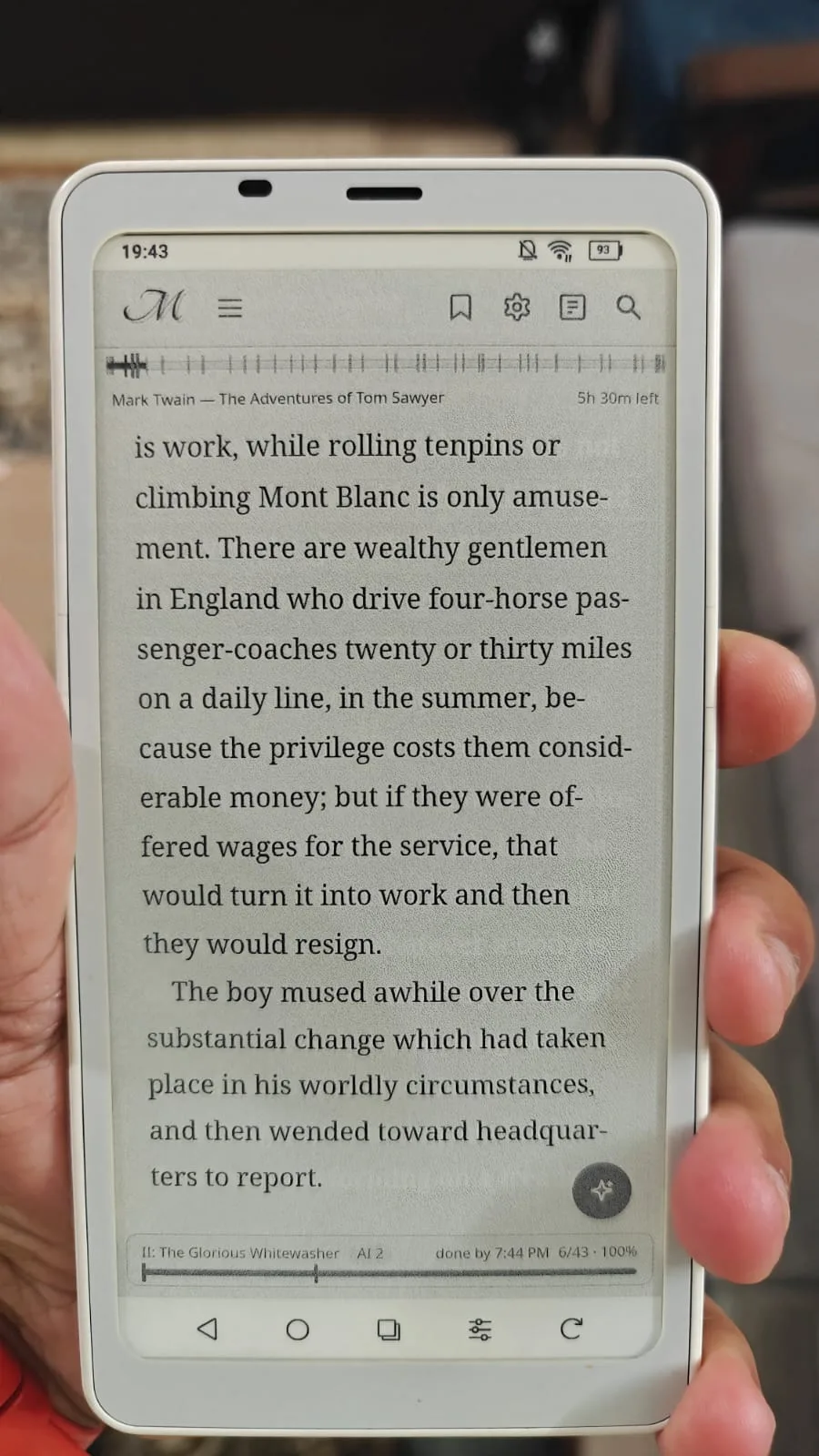 Reader — Boox Palma e-paper device